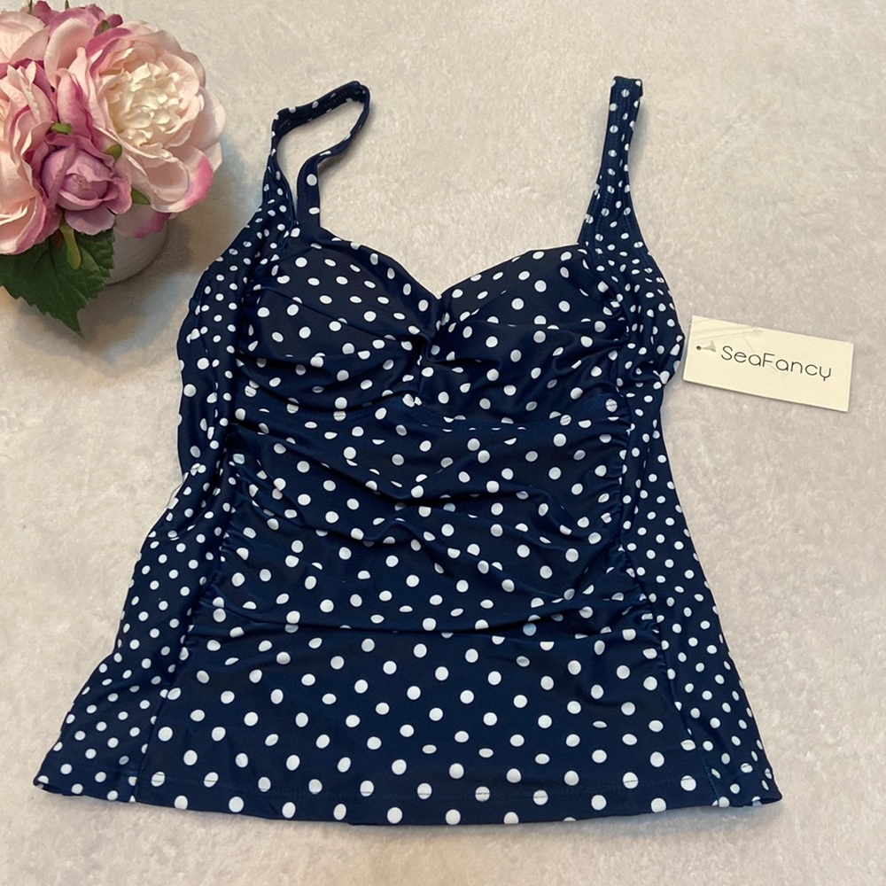 NWT SEAFANCY Size S Tankini Top - Picture 1 of 8